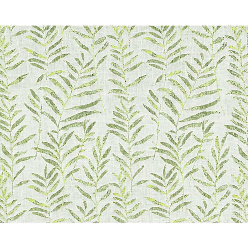 Scalamandre GW 000227211 Breeze Willow Weave Fabric in Spring Green