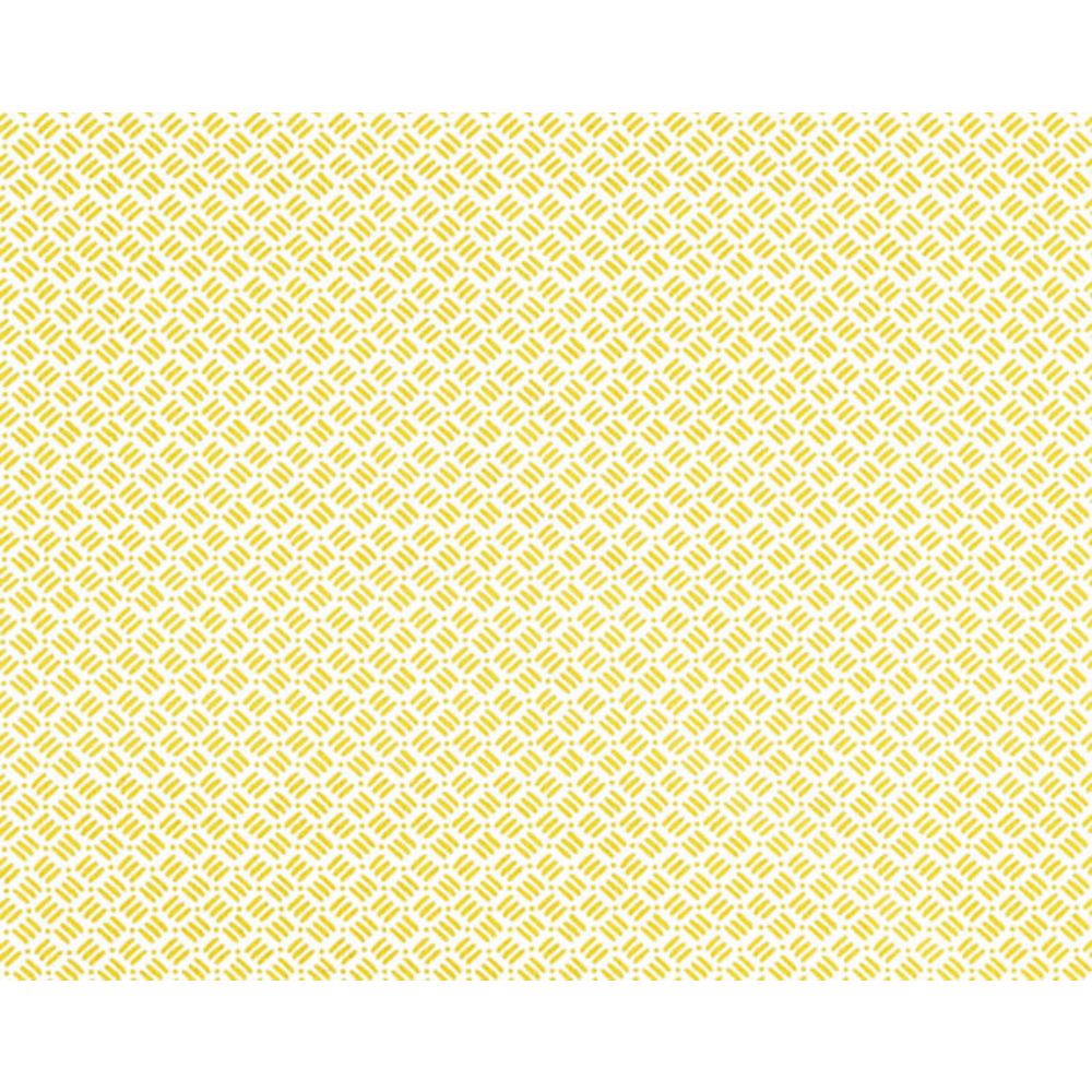 Scalamandre GW 000316618 Flora Dash & Dot Print Fabric in Pollen