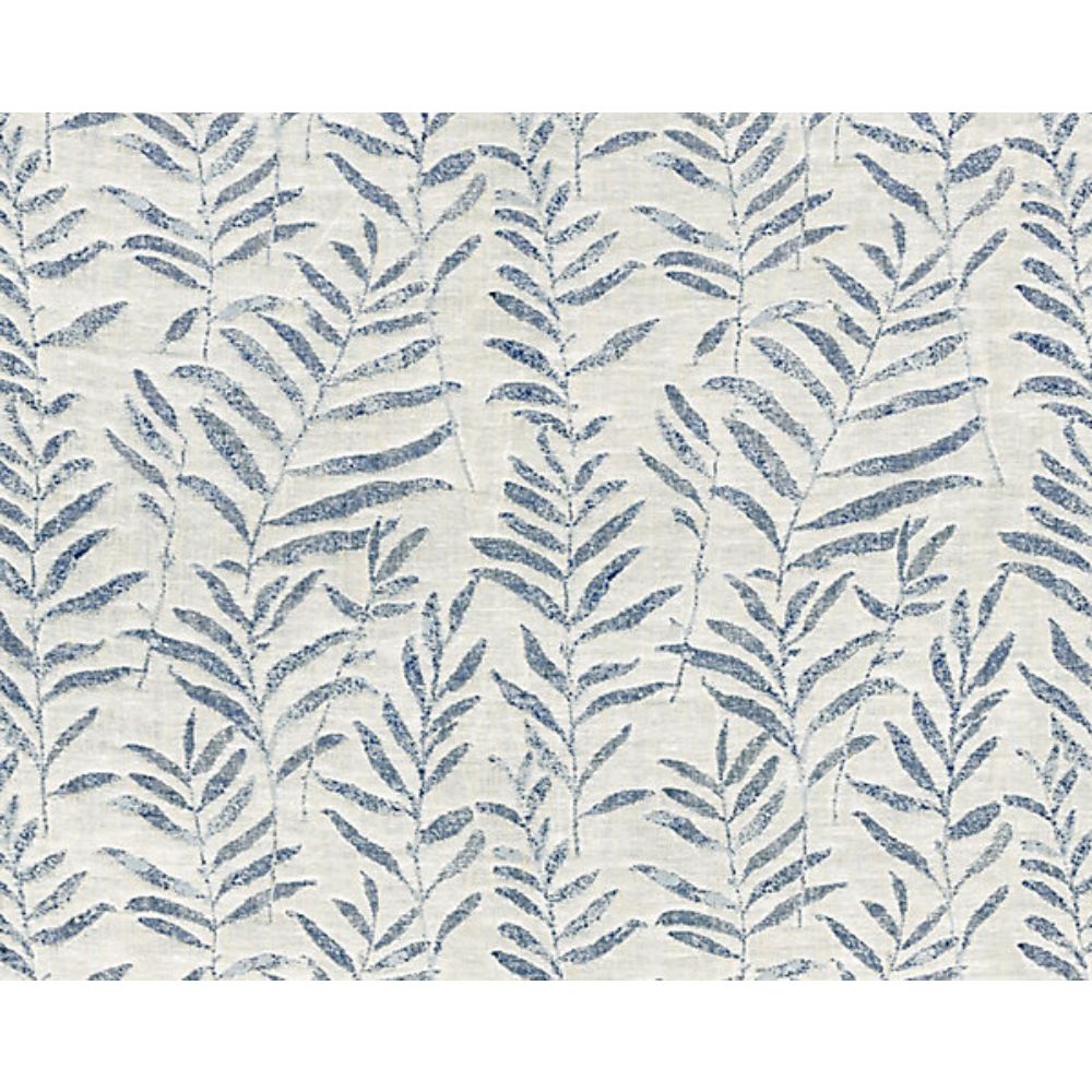 Scalamandre GW 000427211 Breeze Willow Weave Fabric in Navy