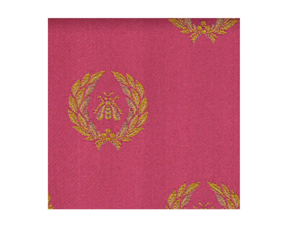 Scalamandre H0 00014035 Aiglon Fabric in Gold / Rouge