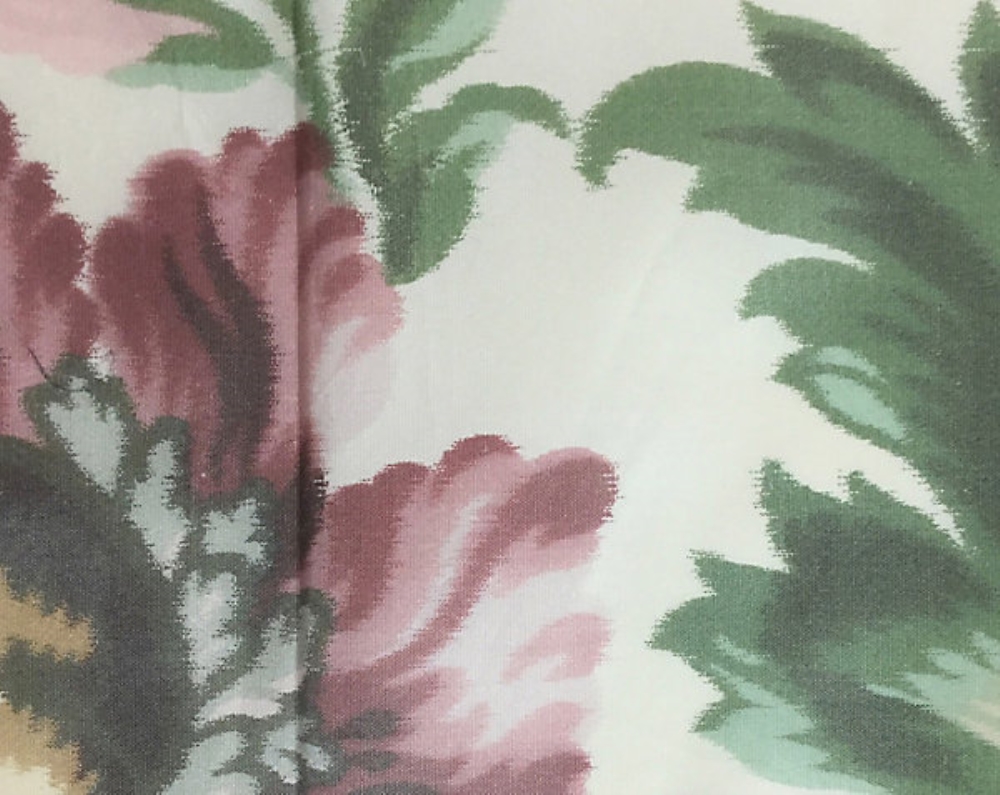 Scalamandre H0 00014303 Versailles Fabric in Multi On Creme