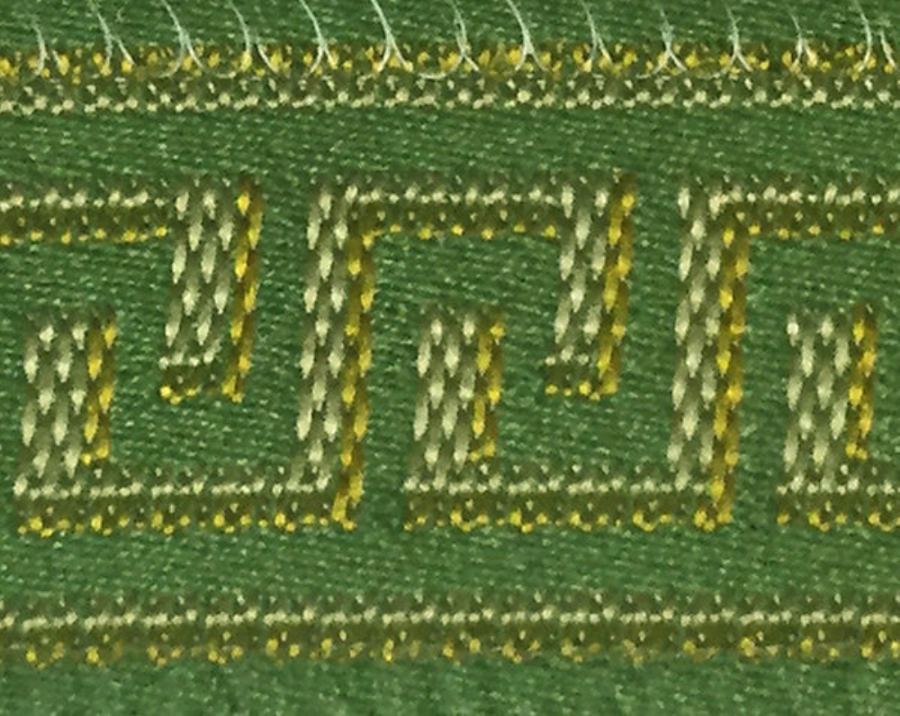 Scalamandre H0 00024012 Massena Galon Fabric in Vert