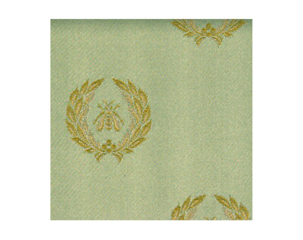 Scalamandre H0 00024035 Aiglon Fabric in Gold / Vert