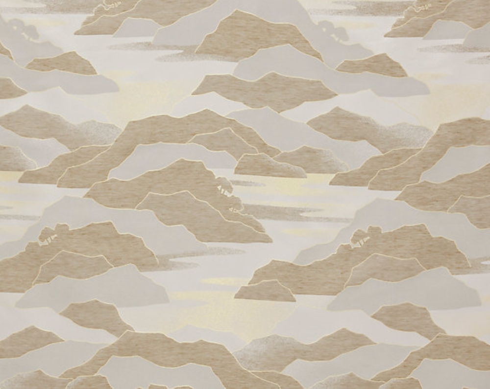 Scalamandre H0 00024238 Calanques Fabric in Sable