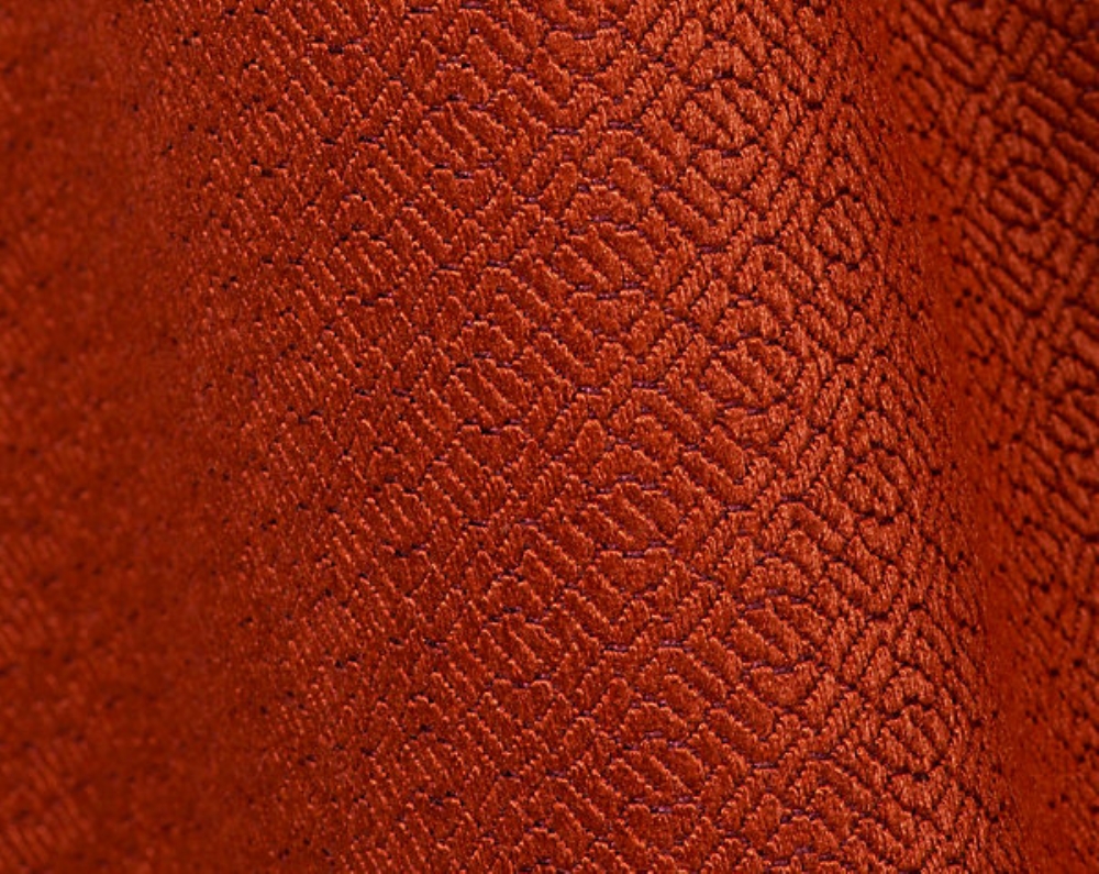 Scalamandre H0 00030551 Grana Fabric in Rouille