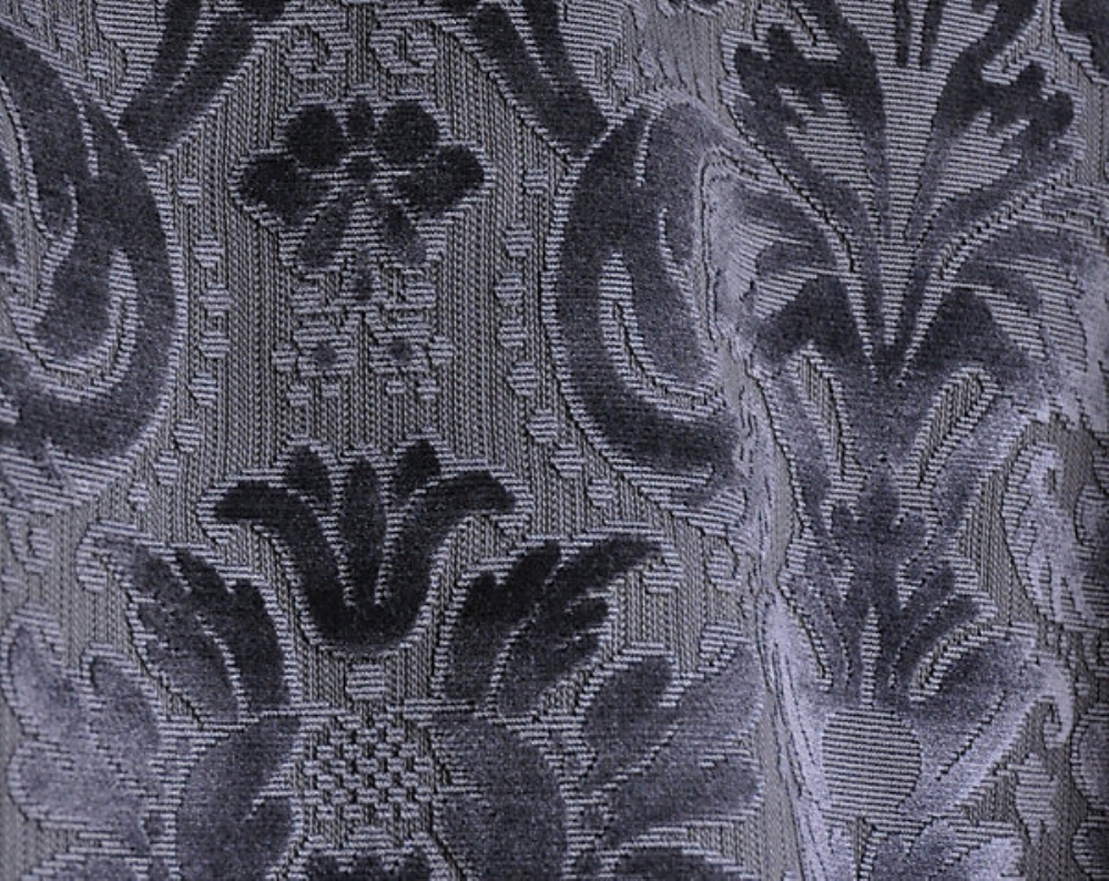 Scalamandre H0 00050538 Chaillot Fabric in Nuit