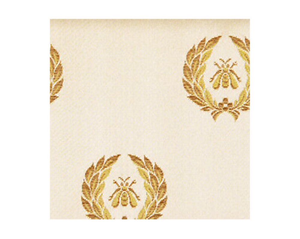 Scalamandre H0 00054035 Aiglon Fabric in Gold / Creme
