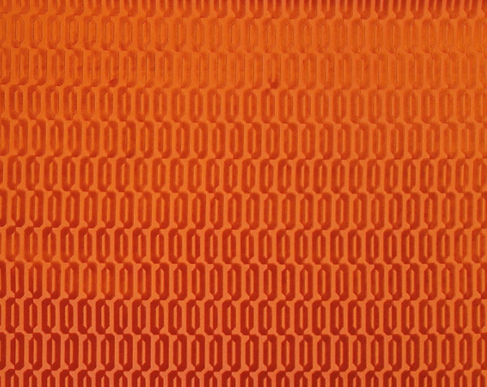 Scalamandre H0 00080723 Typo M1 Fabric in Tangerine
