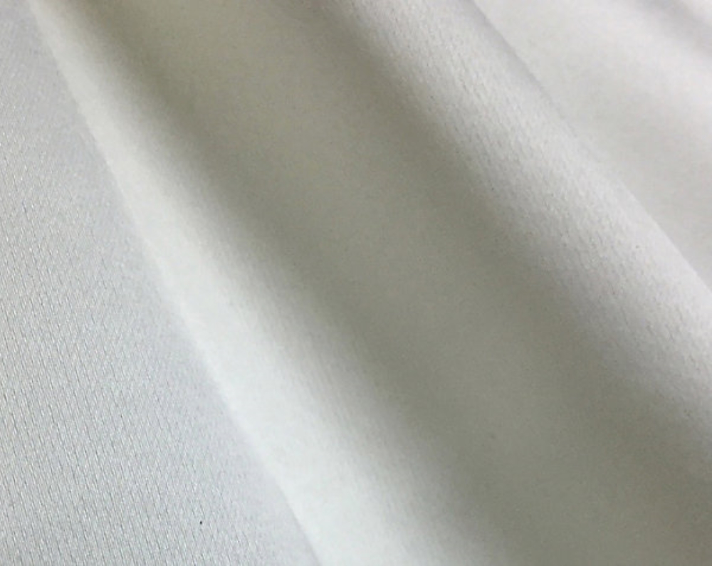Scalamandre H0 00230239 Miroir M1 Fabric in Blanc