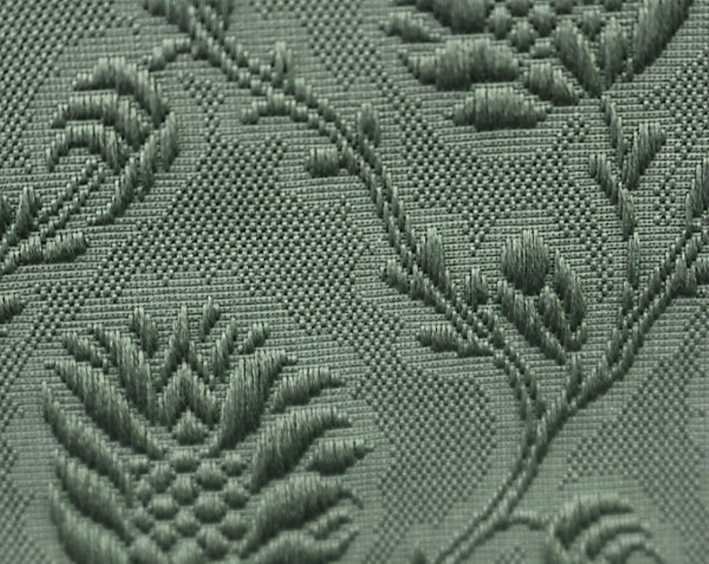 Scalamandre H0 00251530 Pommes De Pin Fabric in Sevres