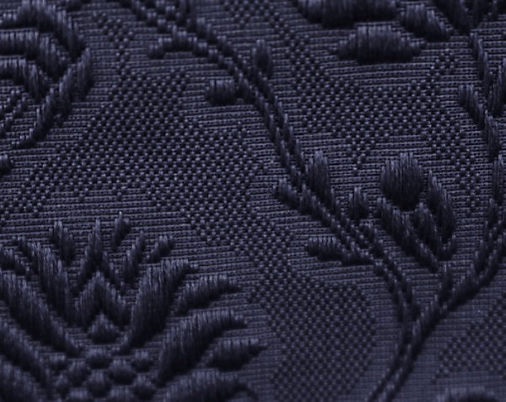 Scalamandre H0 00281530 Pommes De Pin Fabric in Royal