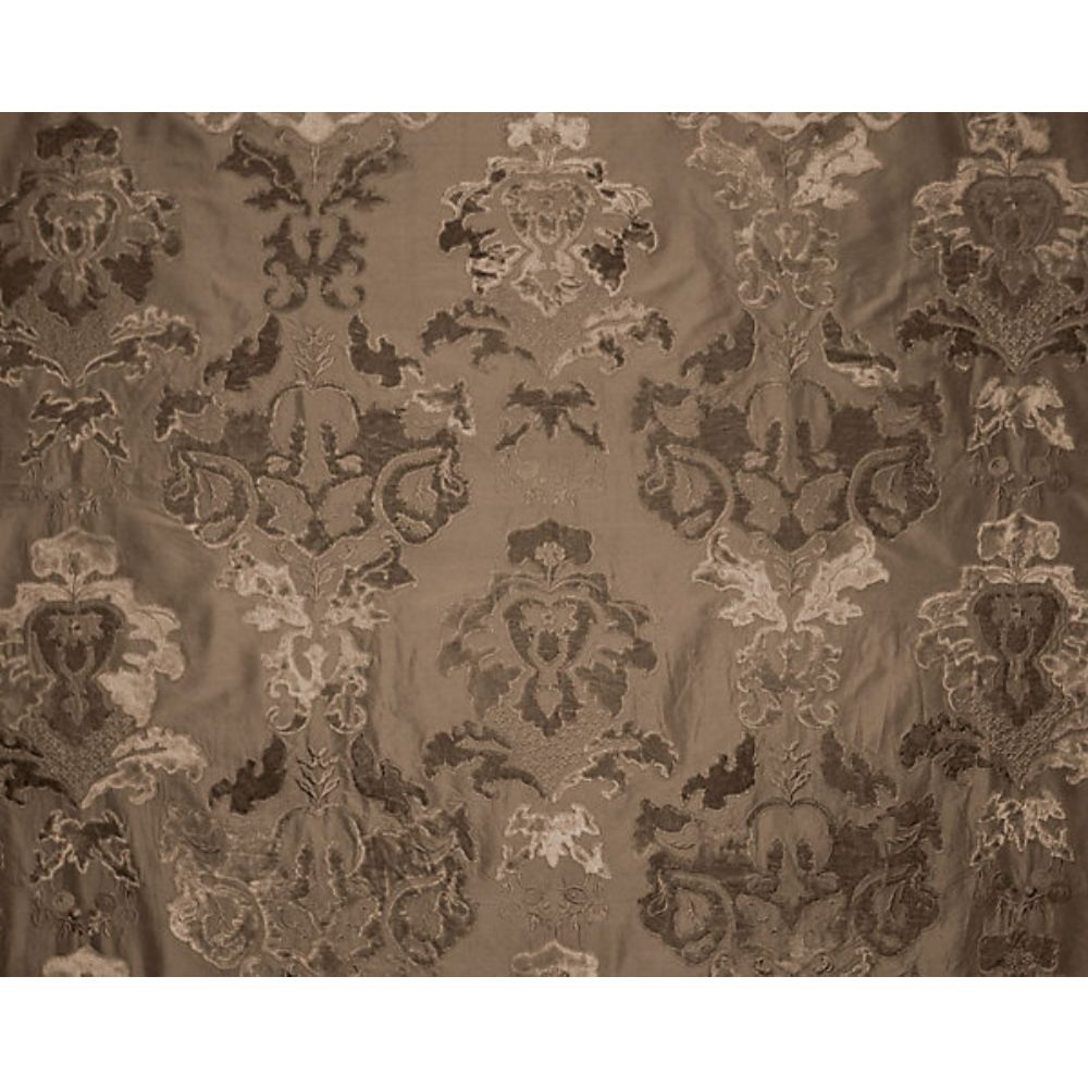 Scalamandre HC 00027785 Palazzo Ricci Silk Fabric in Mink