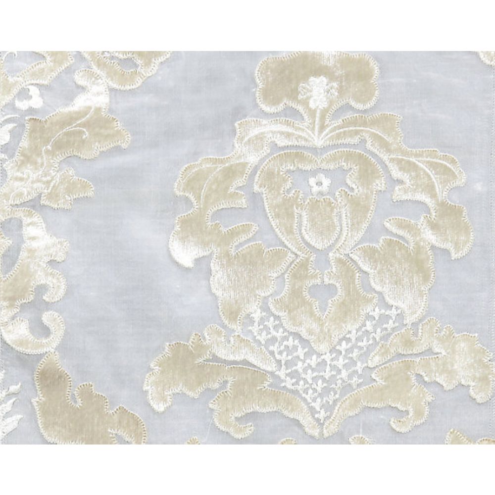 Scalamandre HC 00087783 Palazzo Ricci Sheer Fabric in Ivory