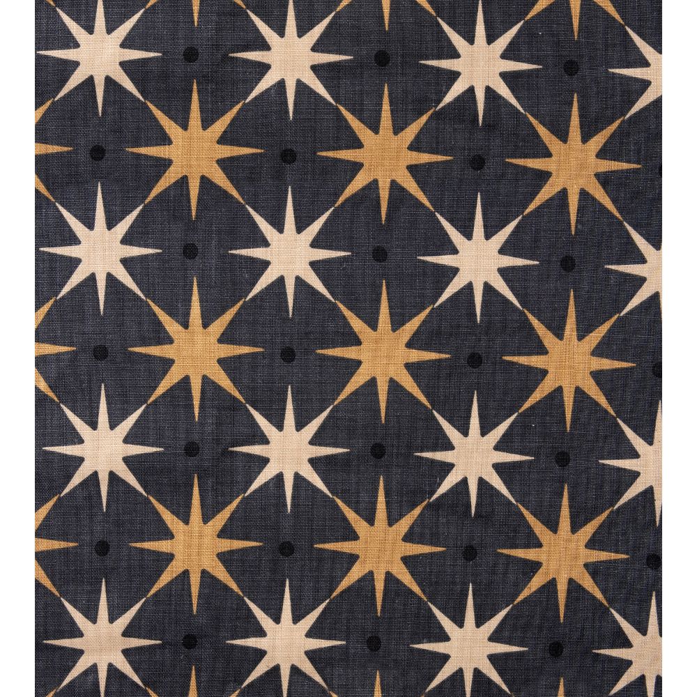 Scalamandre HN 000542023 Star Power Fabric in Charcoal