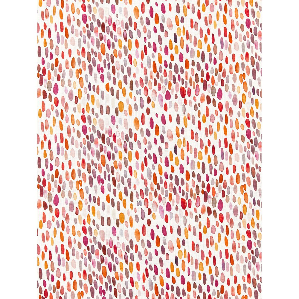 Scalamandre LO 00075096 Jamboree Linen Print Fabric in Wild Berry