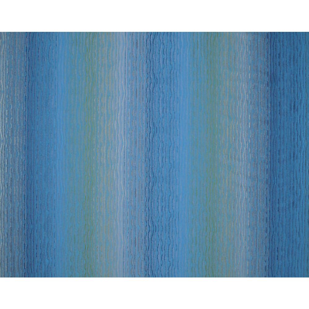 Scalamandre M1 00018005 Waterfall Chamarel Falls Fabric in Blue Marine