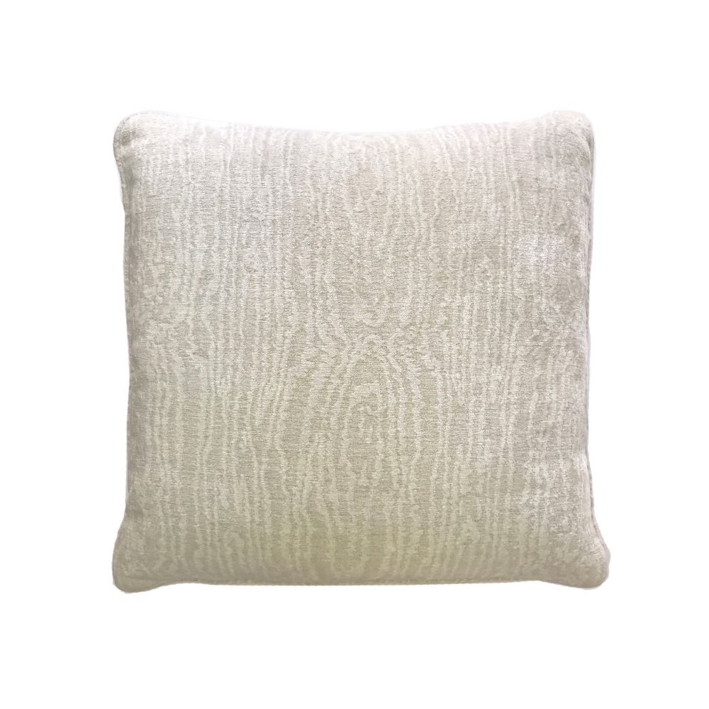 Scalamandre N3 0002WHITPILL Whitby Pillow Pillow in Winter White