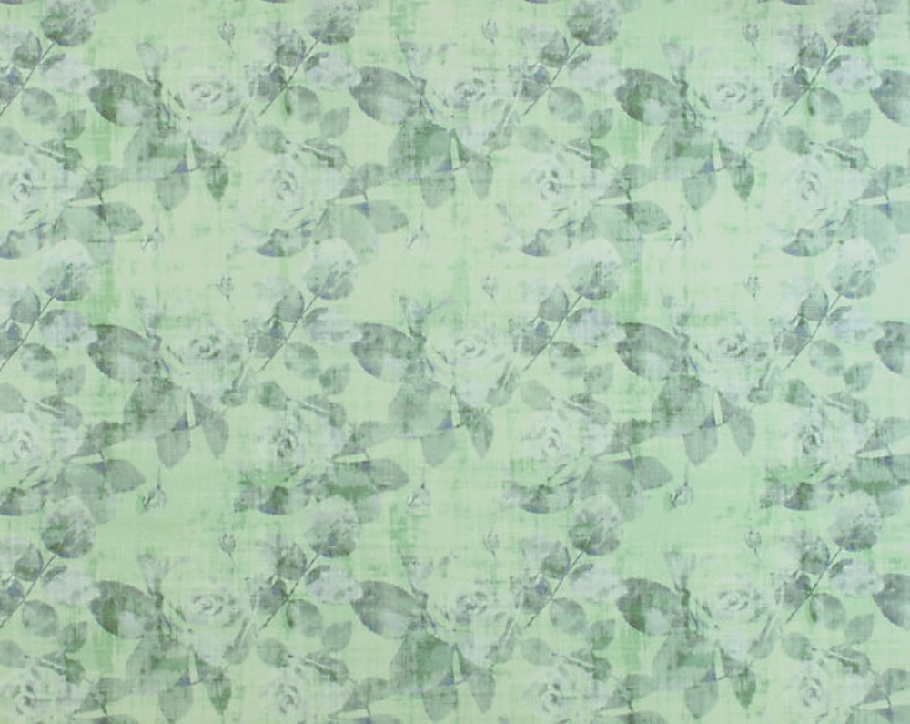 Scalamandre N4 0002ROSE Rose Trellis Fabric in Green