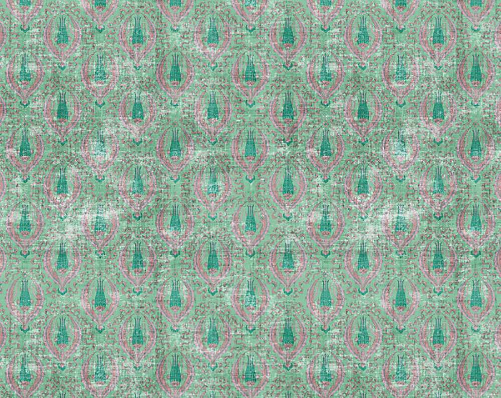 Scalamandre N4 1023BY10 Byzantine - Sheer Fabric in Jewel Green