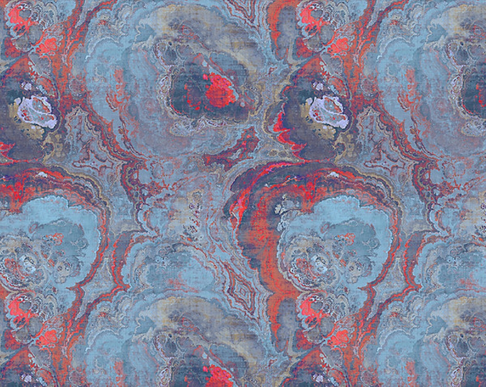 Scalamandre N4 1027AG10 Agate Fabric in Lava