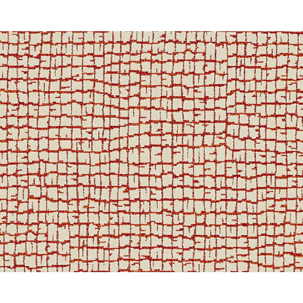 Scalamandre PO 0001TROY Elements VI Troya Beach Fabric in Coral