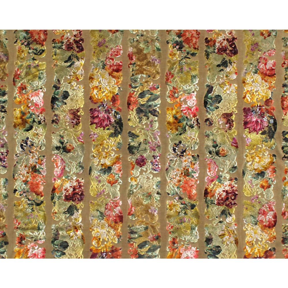 Scalamandre RH 00021838 Jardin Colbert Fabric in Tendril Green