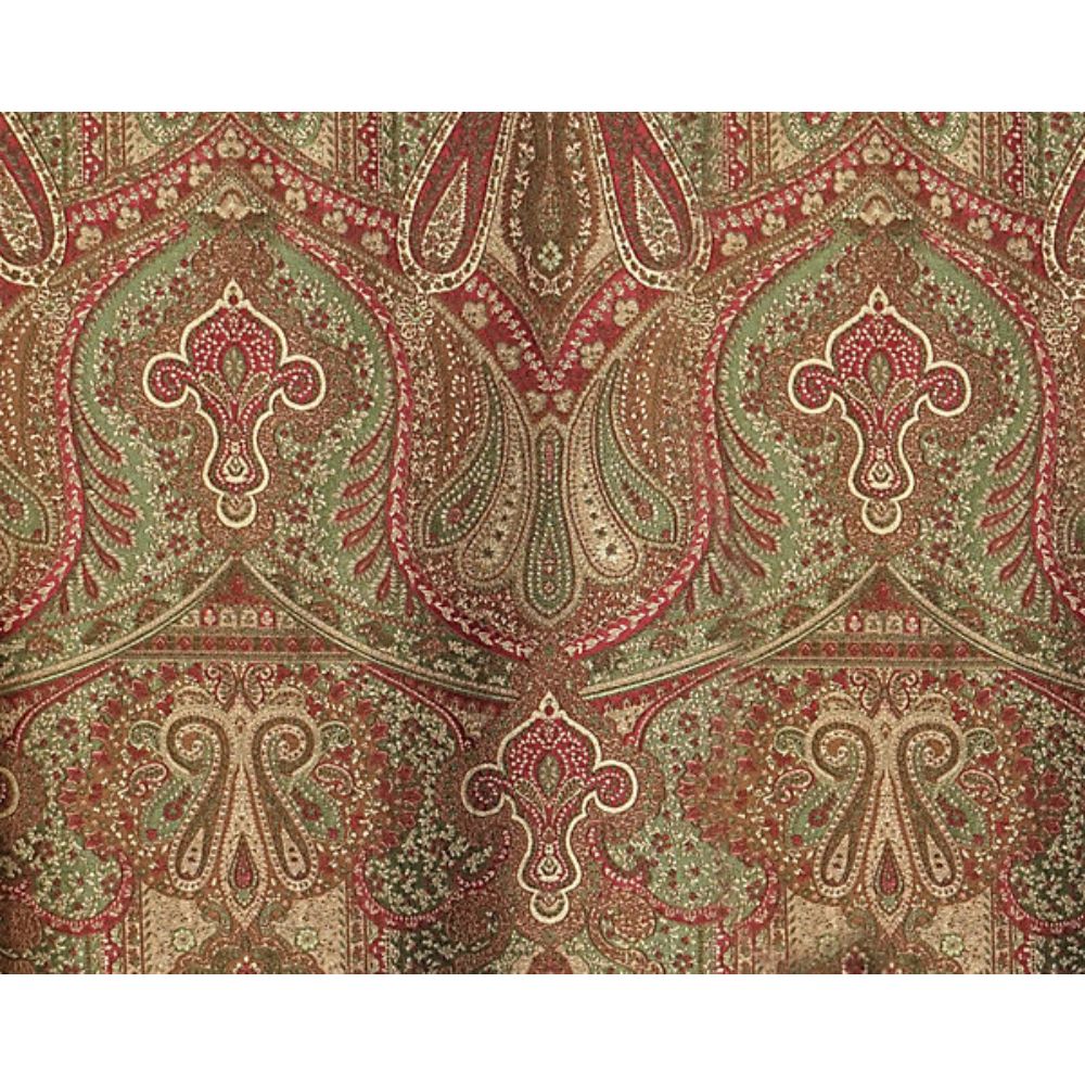 Scalamandre SB 00960343 Classics Cachemire Persiano Fabric in Marrone