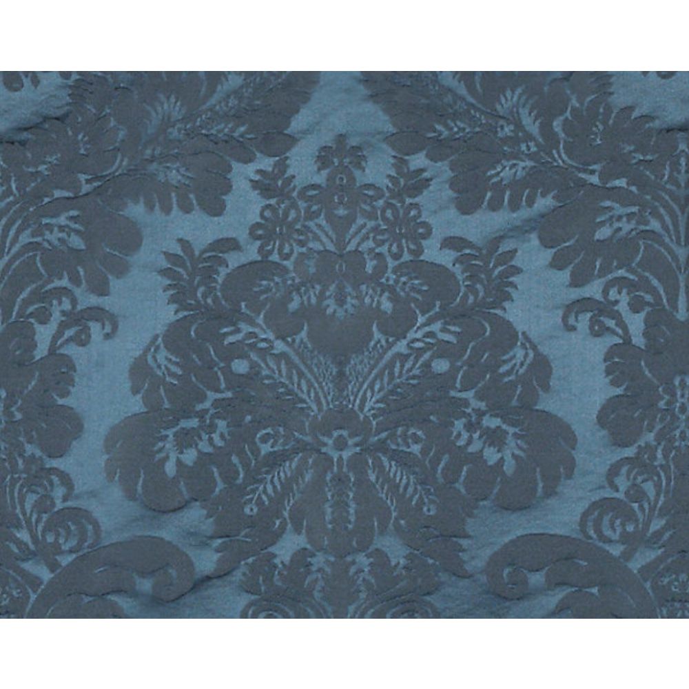 Scalamandre SC 000120339M Xviii Century Georgian Fabric in Persian Blue