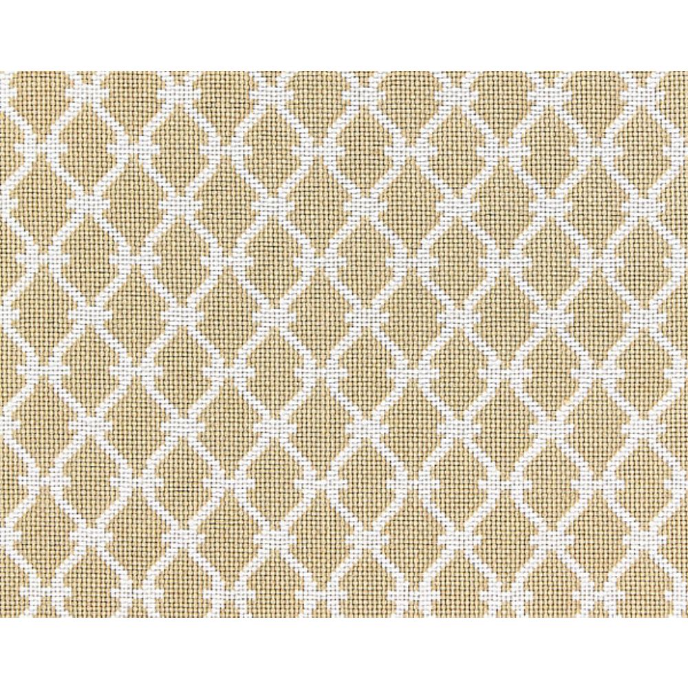 Scalamandre SC 000127009 Oriana Trellis Weave Fabric in Sand