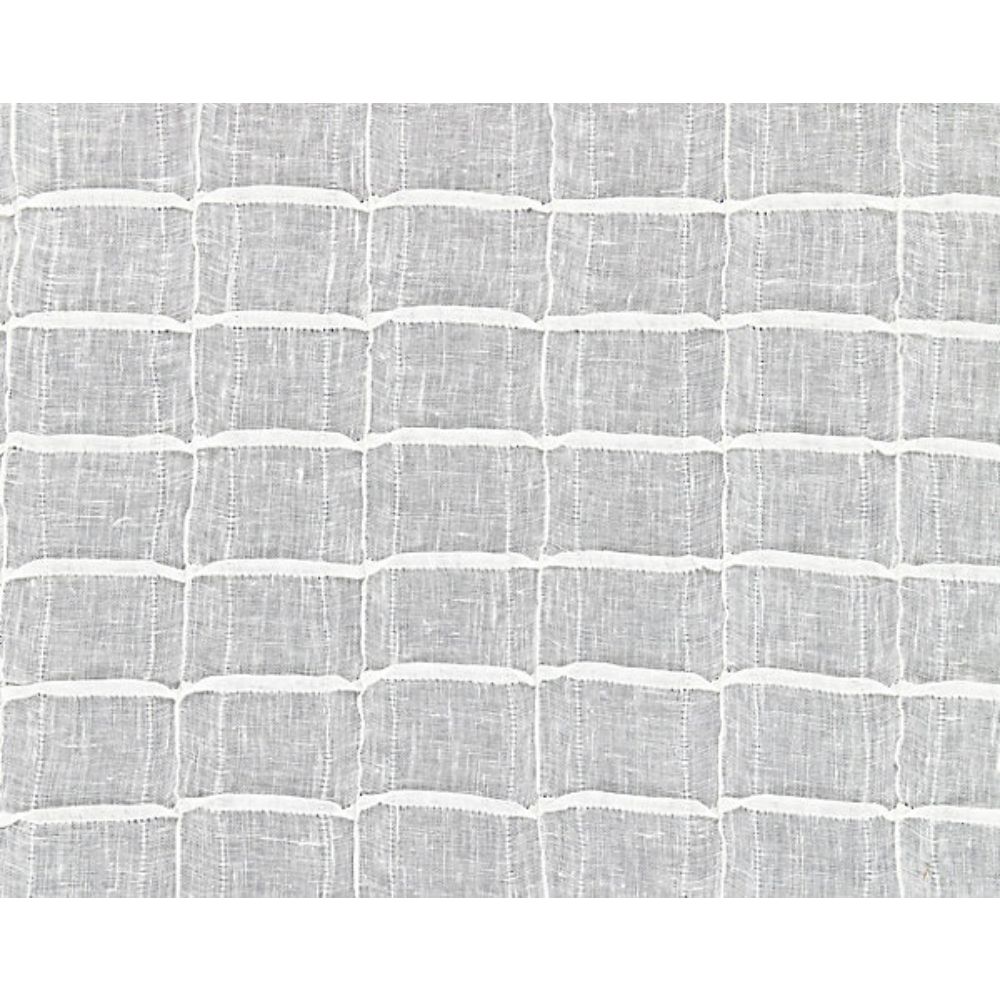 Scalamandre SC 000127041 Atmosphere Sheers Pintuck Linen Sheer Fabric in Ivory