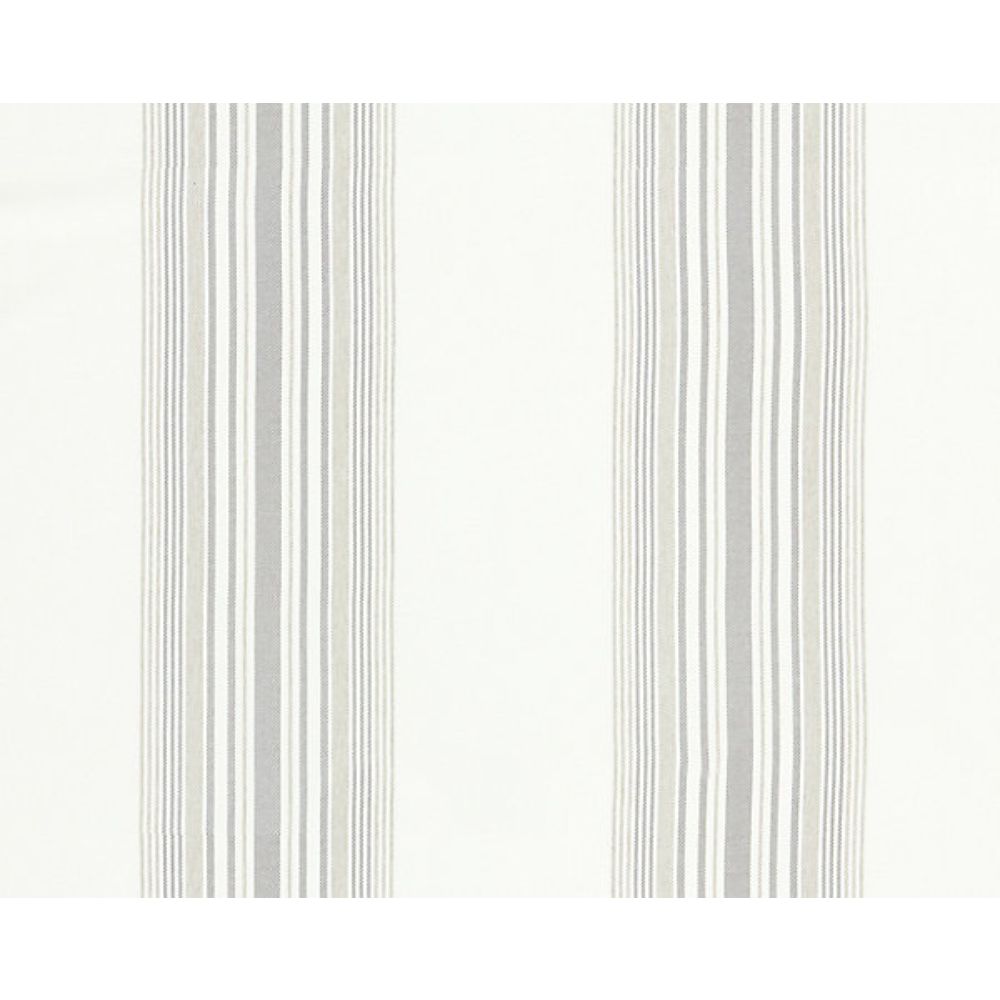 Scalamandre SC 000127069 Endless Summer Nautical Stripe Fabric in White Sand