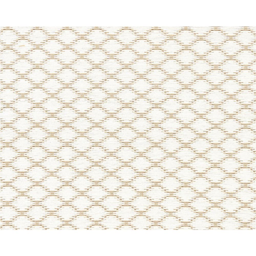 Scalamandre SC 000127101 Merchante Tristan Weave Fabric in White Sand