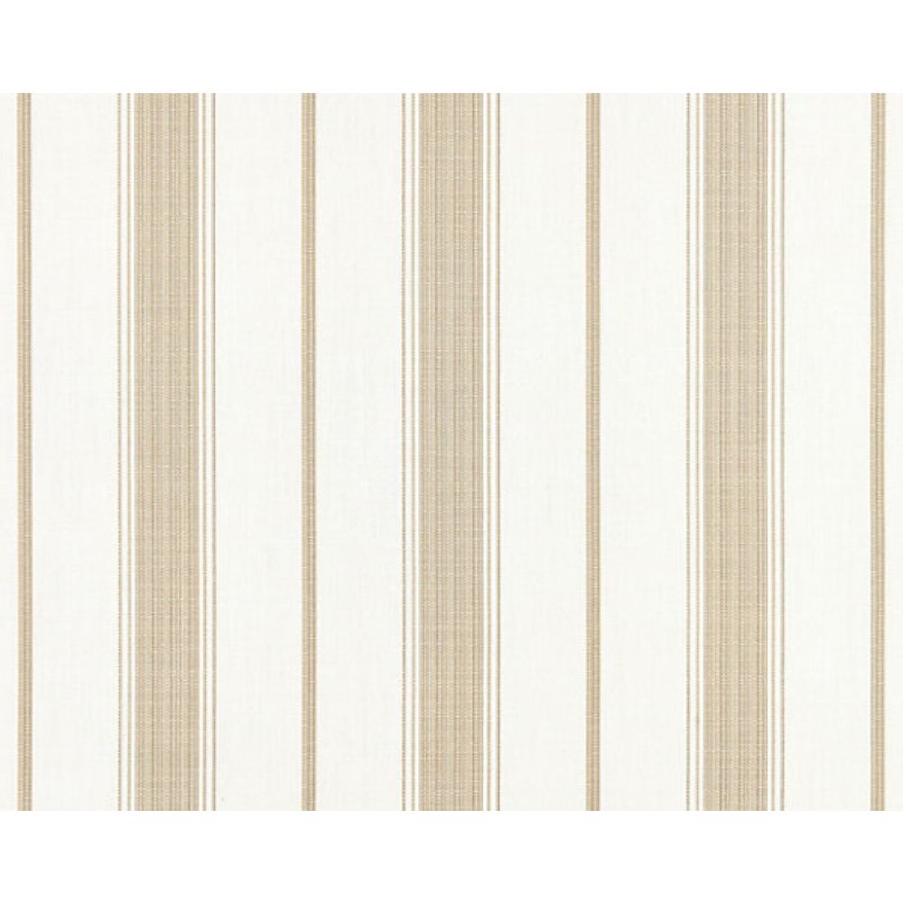 Scalamandre SC 000127110 Chatham Stripes & Plaids Sconset Stripe Fabric in Linen