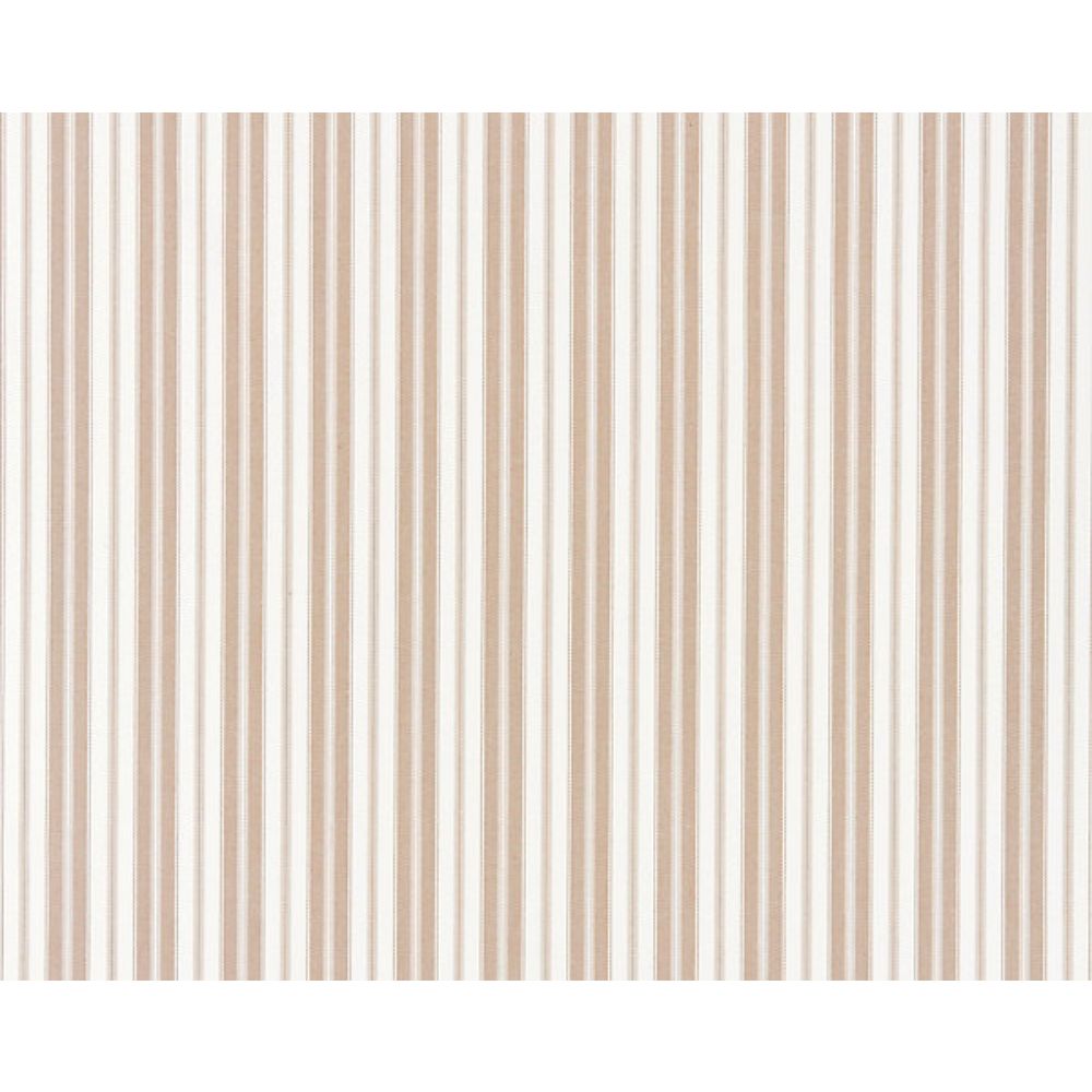 Scalamandre SC 000127115 Chatham Stripes & Plaids Devon Ticking Stripe Fabric in Linen