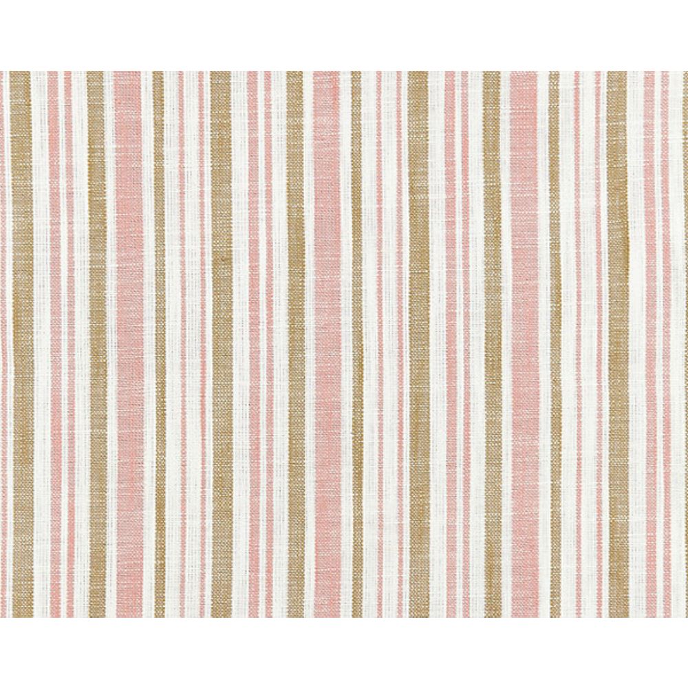 Scalamandre SC 000127116 Chatham Stripes & Plaids Pembroke Stripe Fabric in Pink Sand