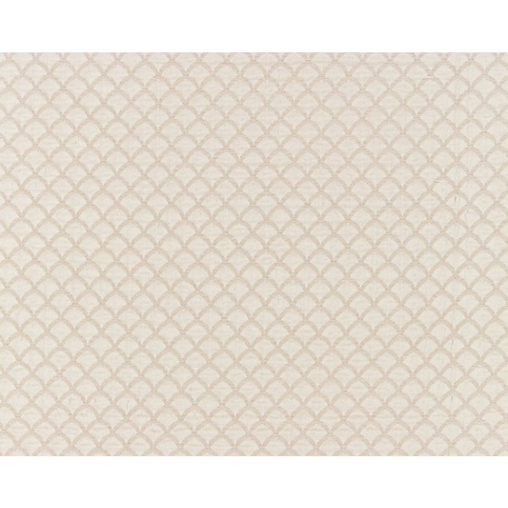 Scalamandre SC 000127137 Modern Luxury Scallop Weave Fabric in Oyster