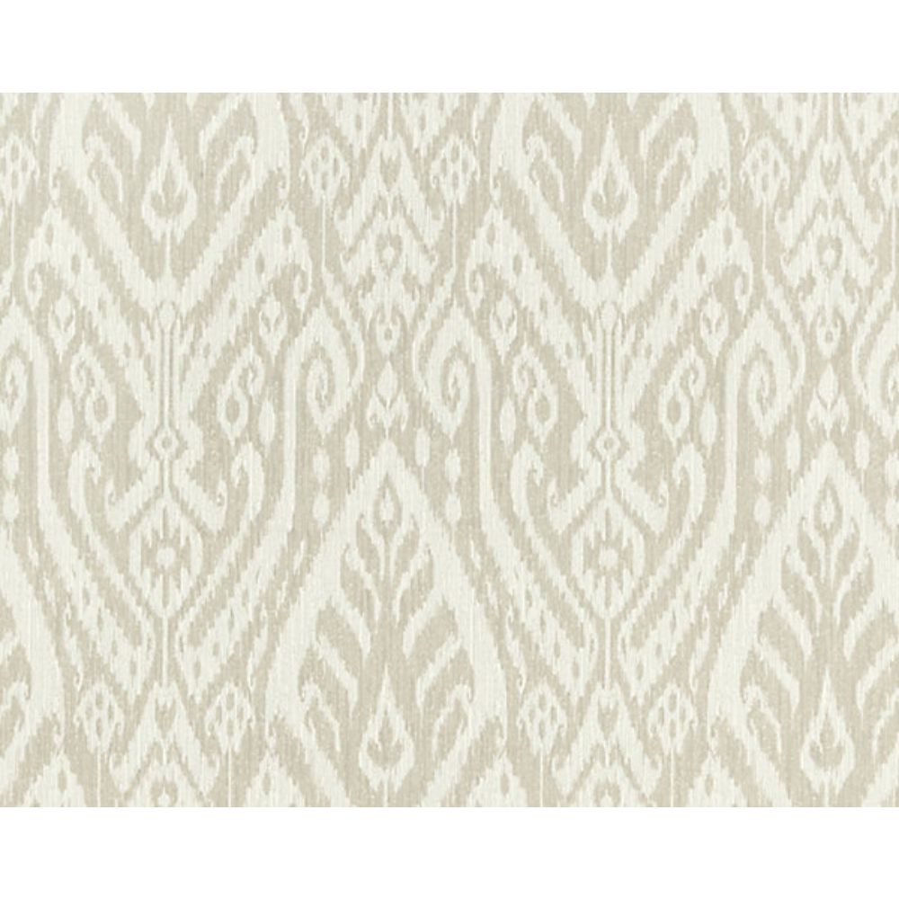 Scalamandre SC 000127196 Isola Borneo Ikat Fabric in Linen
