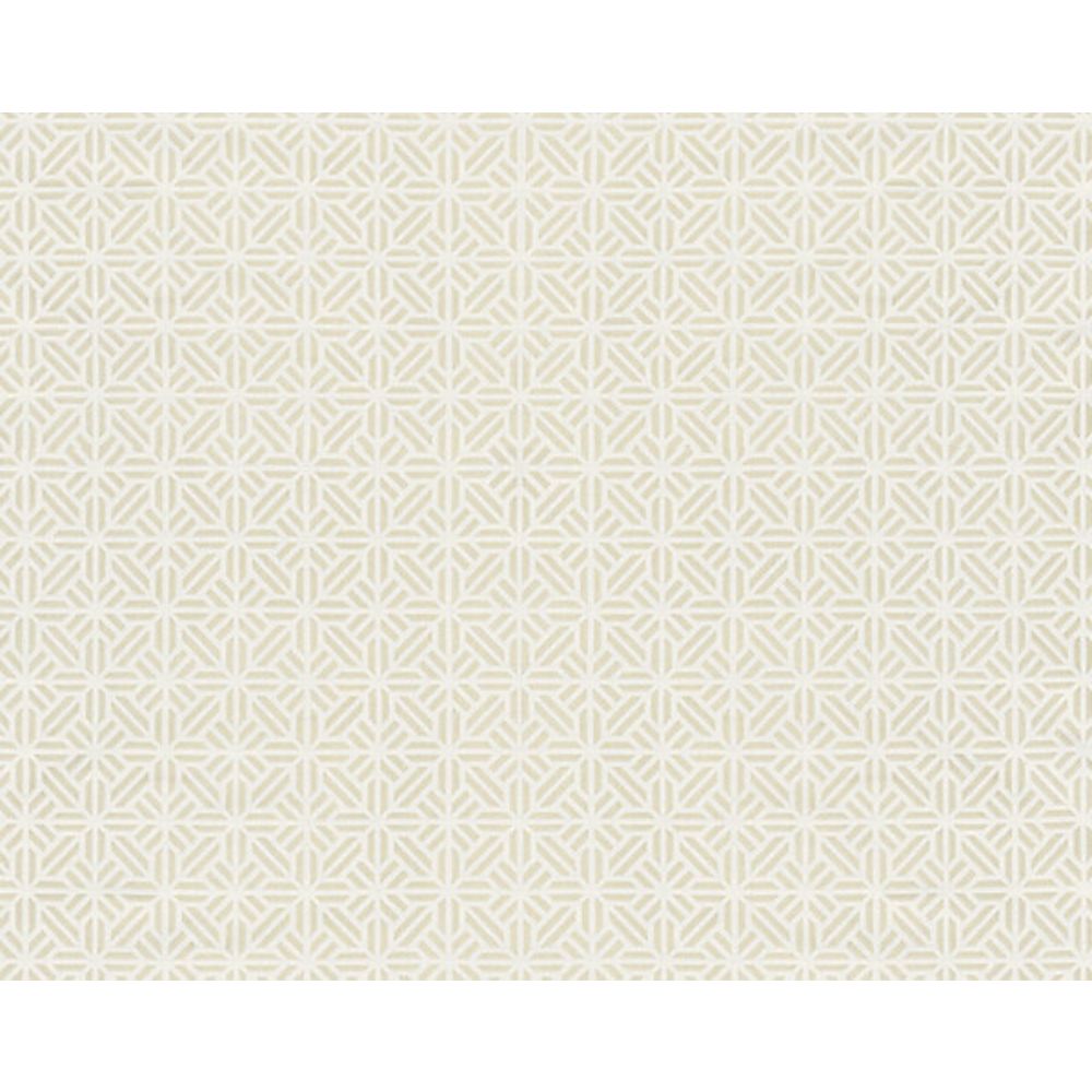 Scalamandre SC 000127213 Chinois Chic Tile Weave Fabric in Linen