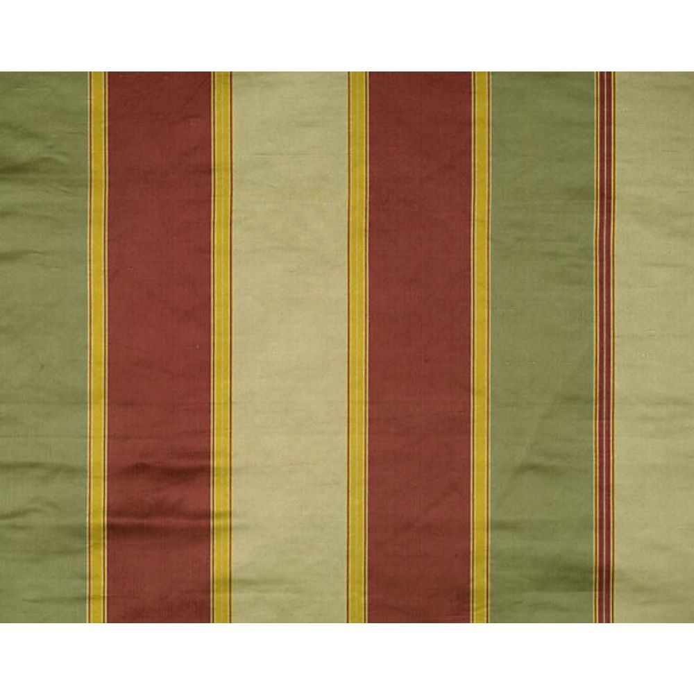 Scalamandre SC 000130198M Venetian Fabric in Plum Greens & Gold
