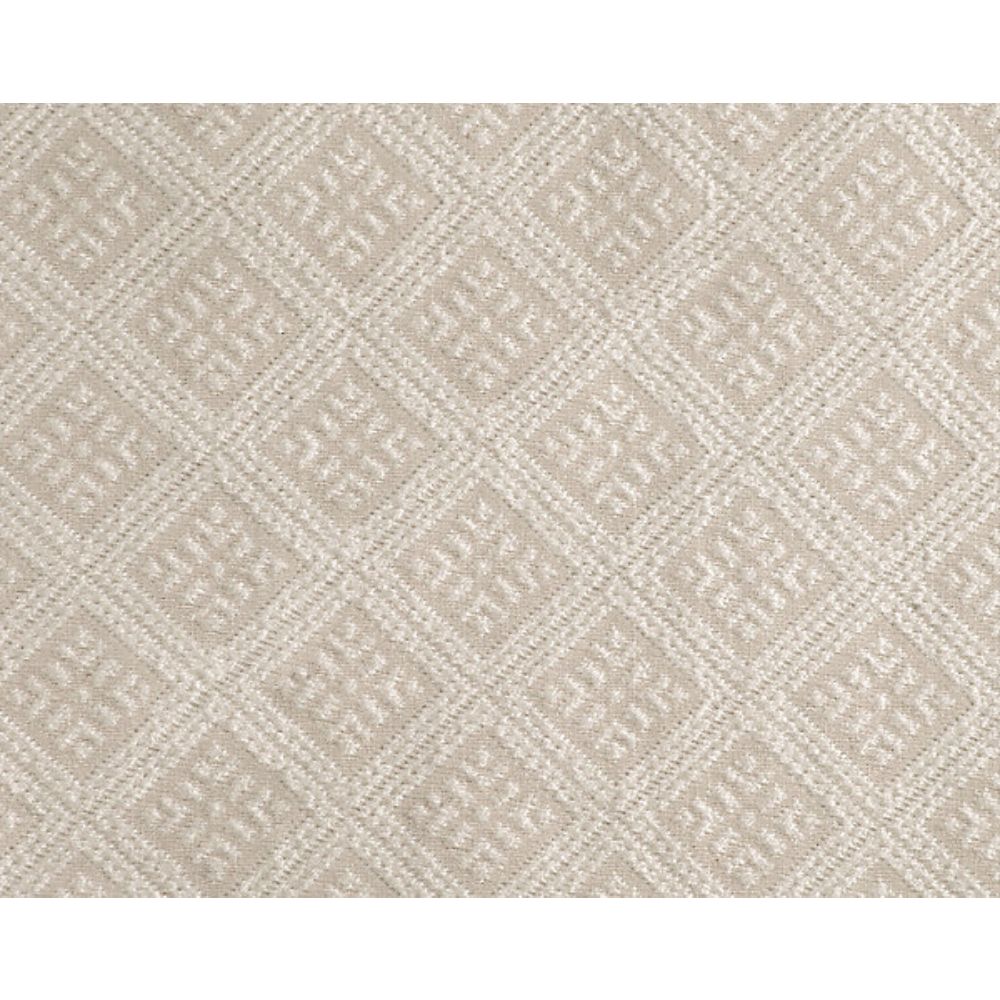 Scalamandre SC 000136331 Chelsie Matelasse Fabric in Ivory