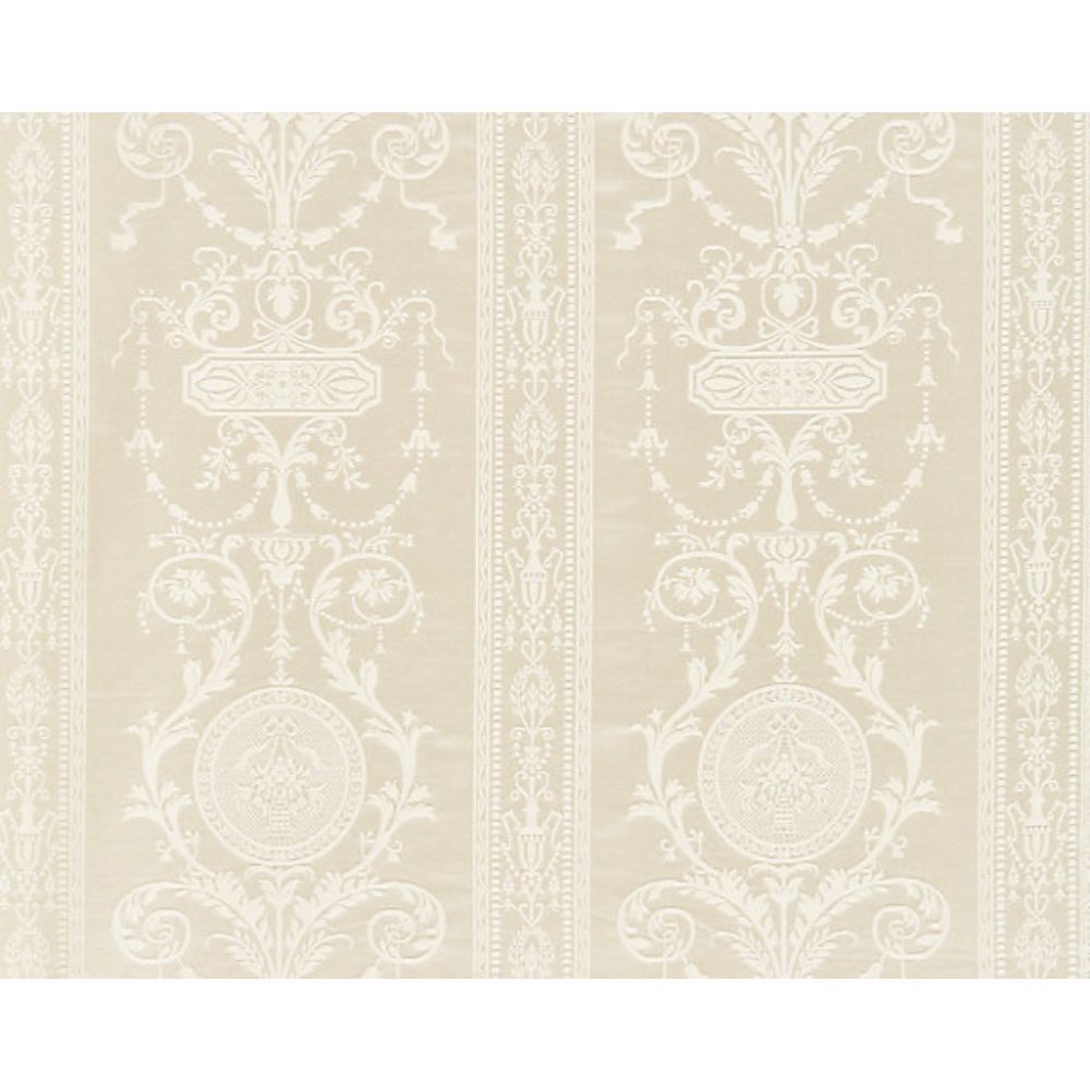 Scalamandre SC 0001516MM Hepplewhite Fabric in Ivory