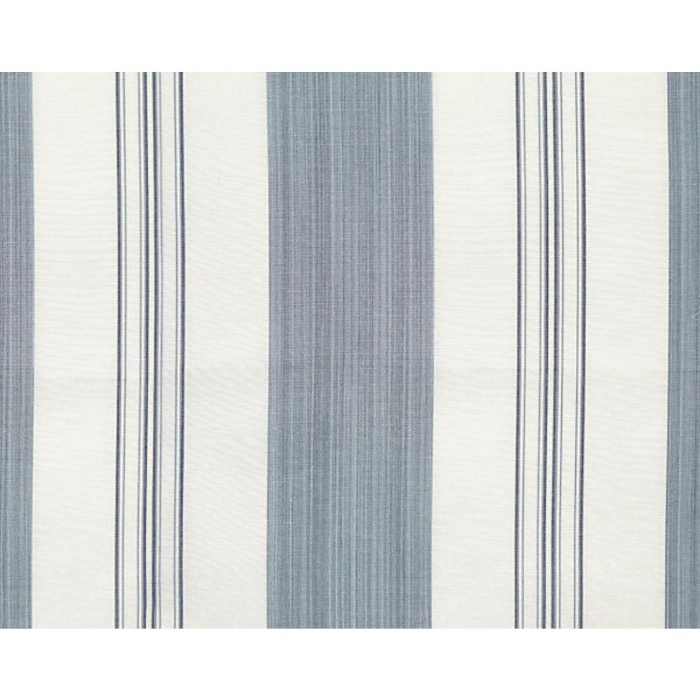 Scalamandre SC 000226982 Belle Jardin Astor Stripe Fabric in Indigo