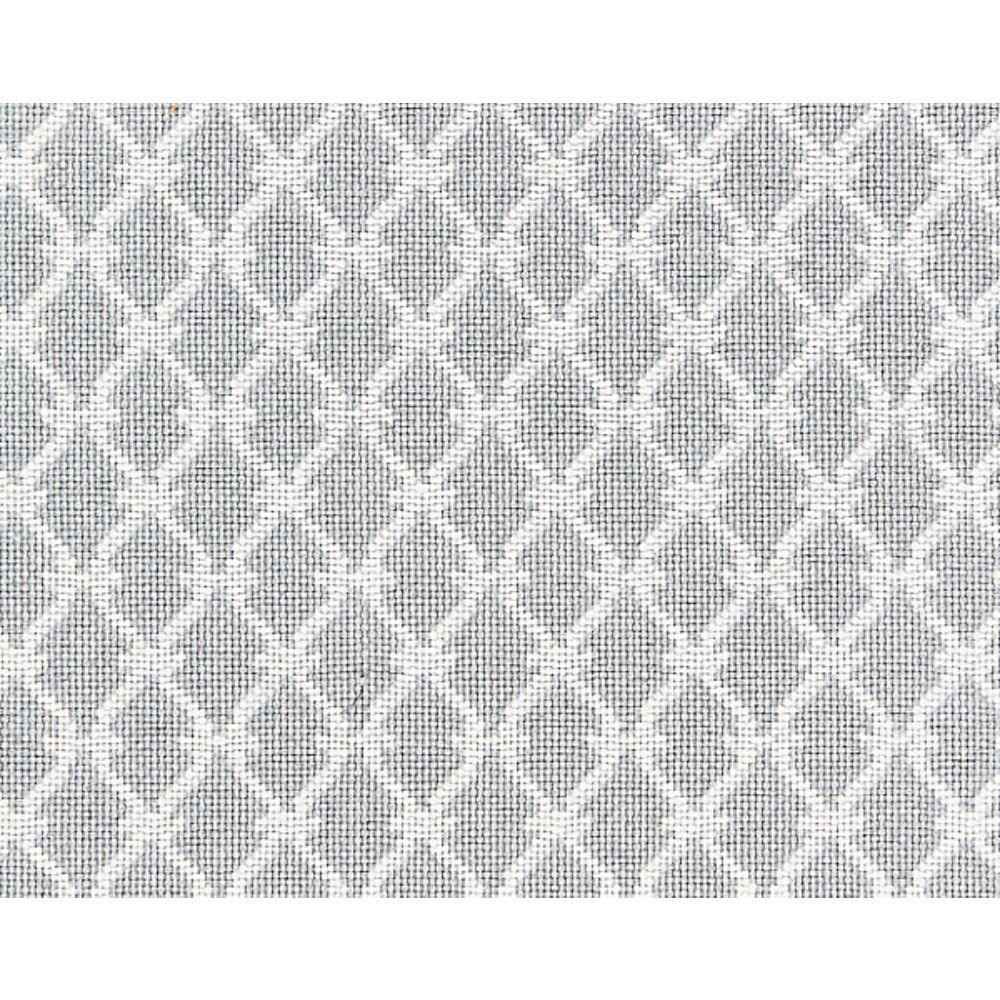 Scalamandre SC 000227009 Oriana Trellis Weave Fabric in Pearl Grey