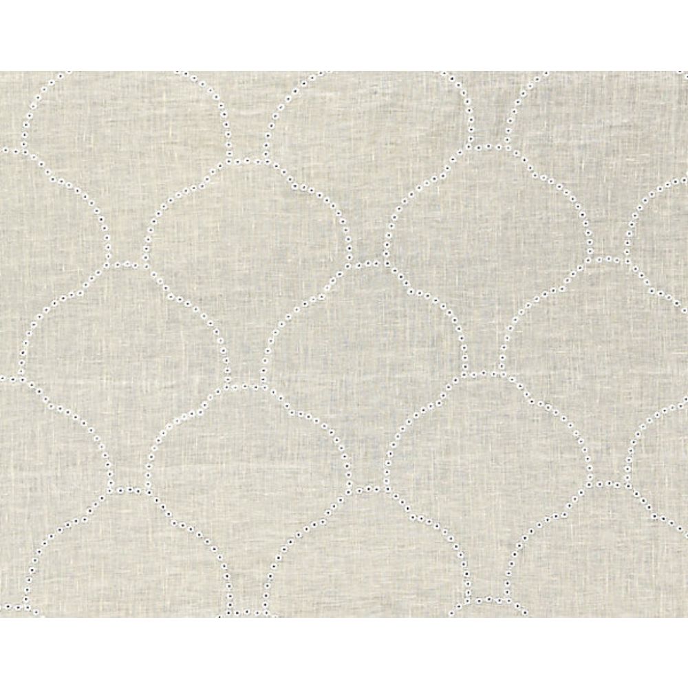Scalamandre SC 000227038 Atmosphere Sheers Coquille Sheer Fabric in Flax