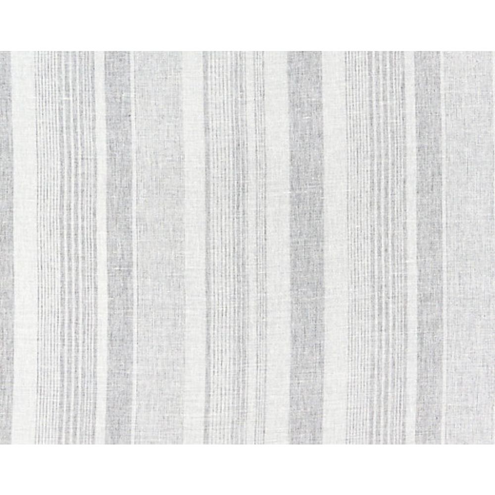 Scalamandre SC 000227046 Atmosphere Sheers Montauk Stripe Sheer Fabric in Fog