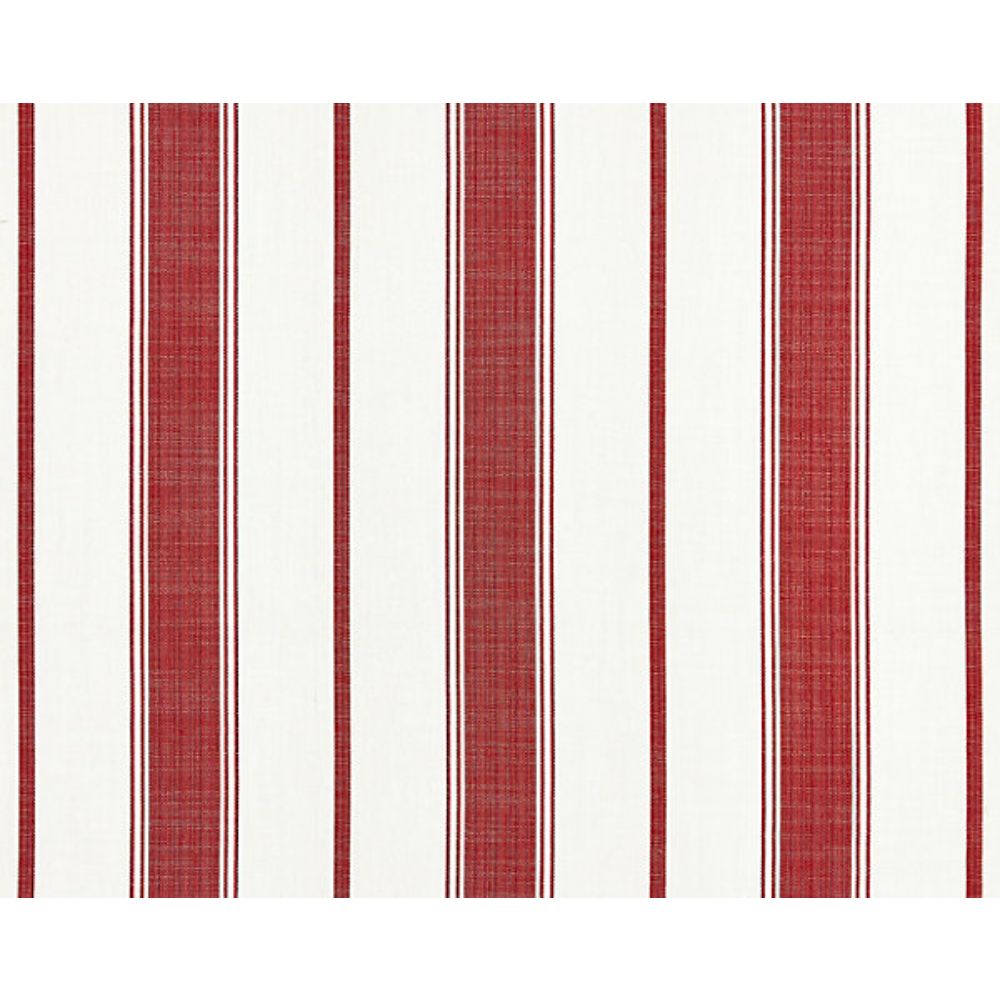 Scalamandre SC 000227110 Chatham Stripes & Plaids Sconset Stripe Fabric in Currant