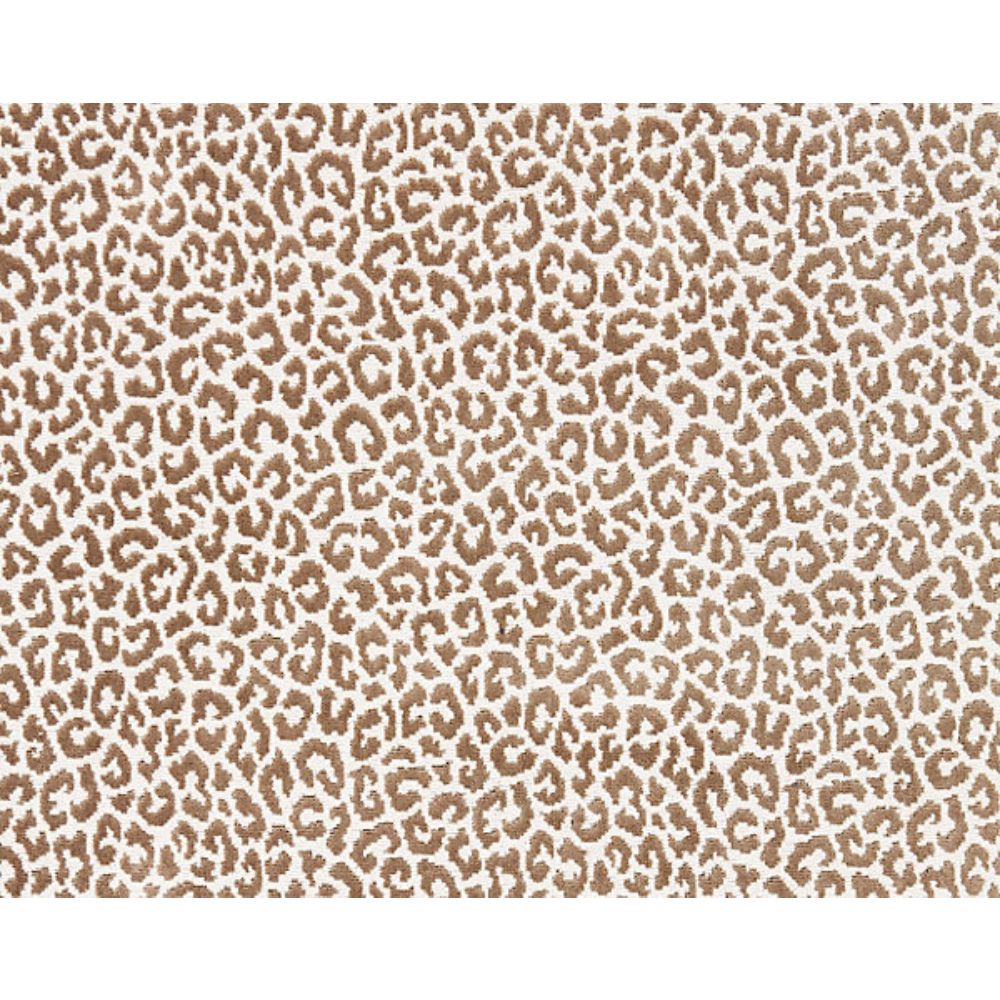 Scalamandre SC 000327037 Oriana Panthera Velvet Fabric in Sable