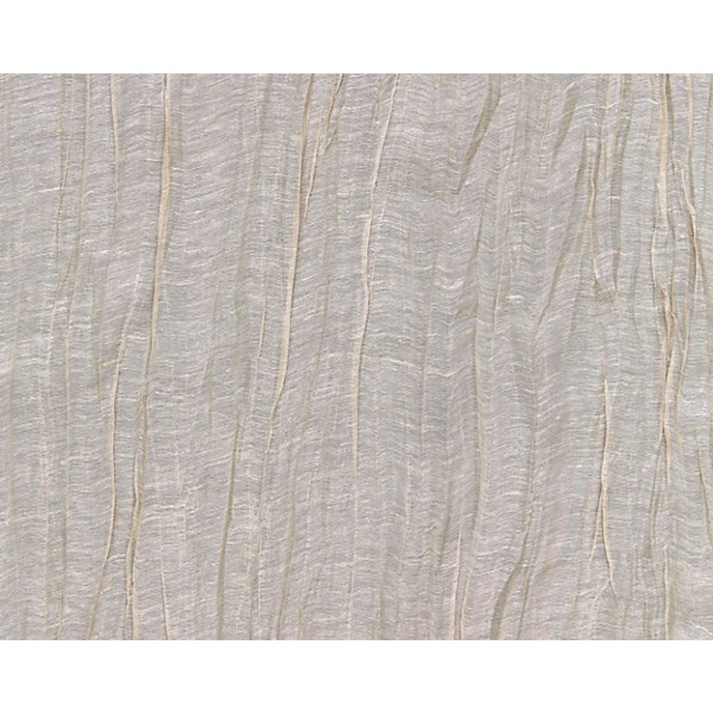 Scalamandre SC 000327052 Atmosphere Sheers Pleated Linen Sheer Fabric in Greige