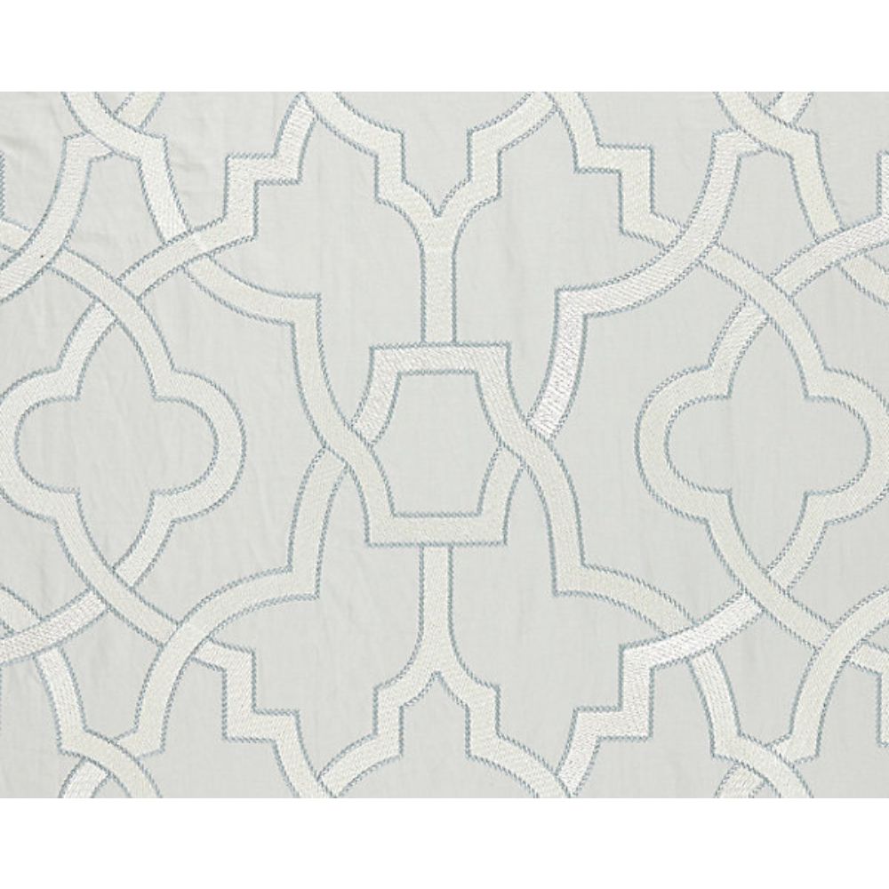 Scalamandre SC 000327073 Jardin Damascus Embroidery Fabric in Pearl Grey