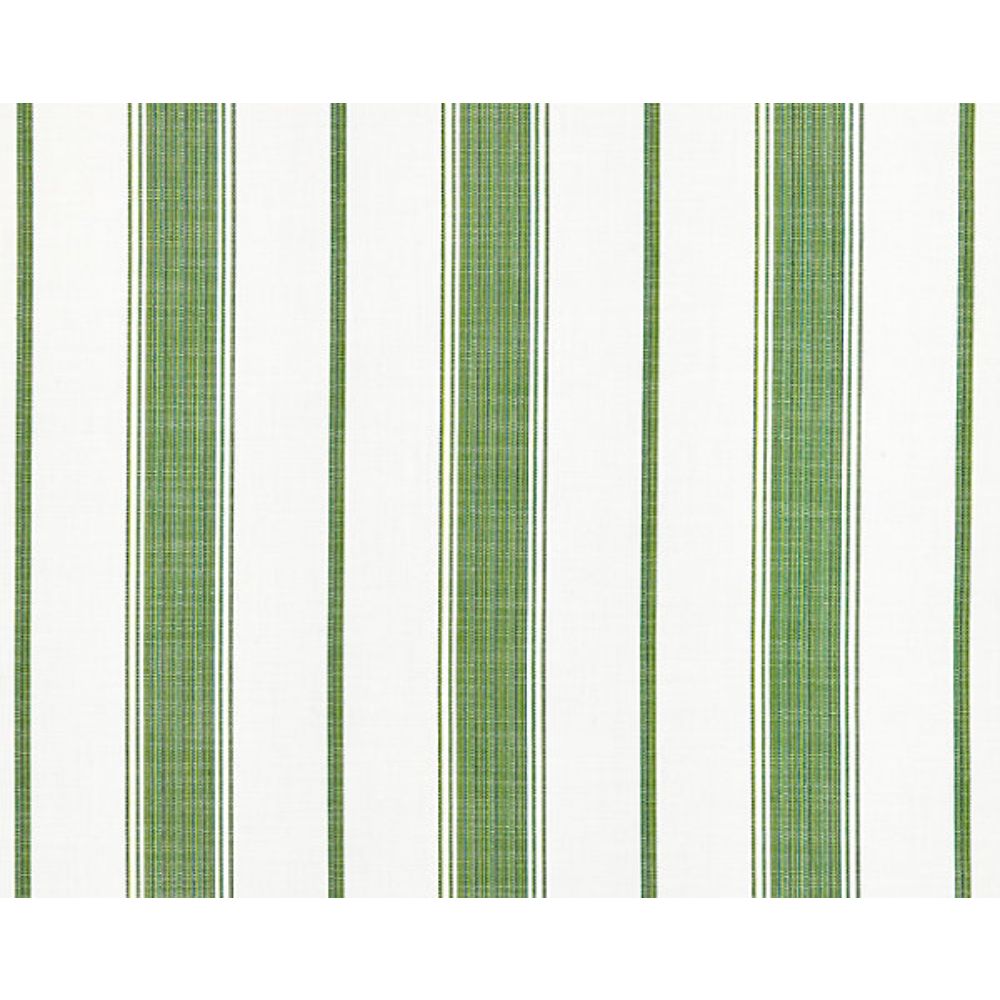Scalamandre SC 000327110 Chatham Stripes & Plaids Sconset Stripe Fabric in Vert